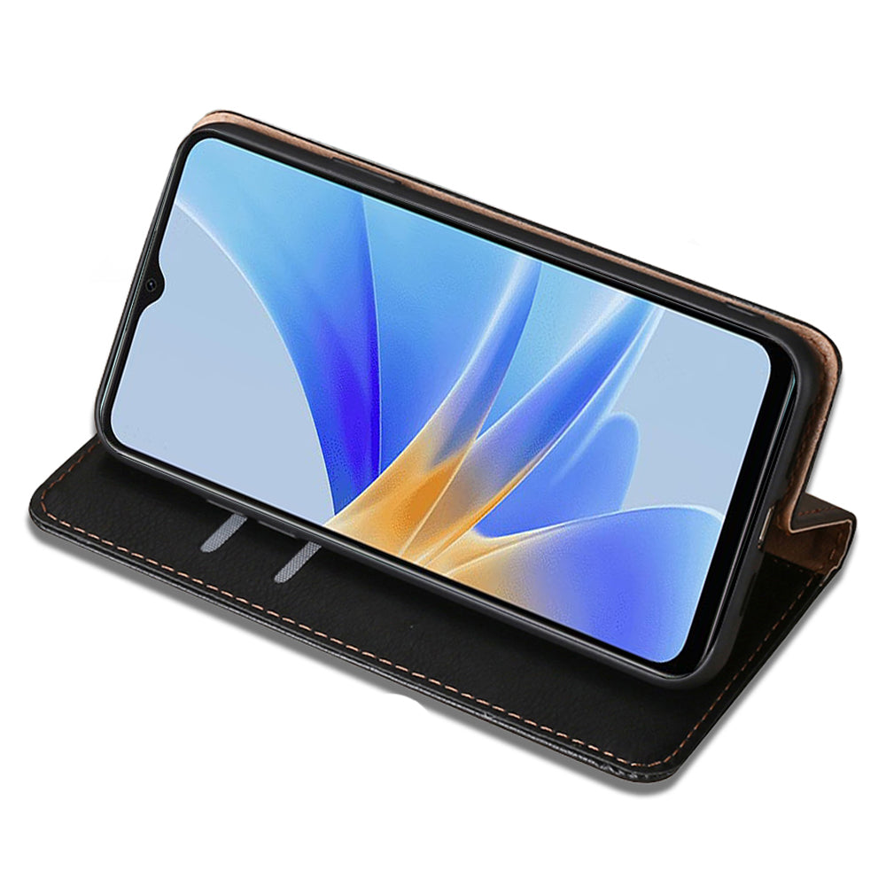 For Oppo Reno8 T 4G PU Leather Wallet Stand Phone Case Magnetic Auto-closing Protective Cover For Oppo Reno8 T 4G PU Leather Wallet Stand Phone Case Magnetic Auto-closing Protective Cover